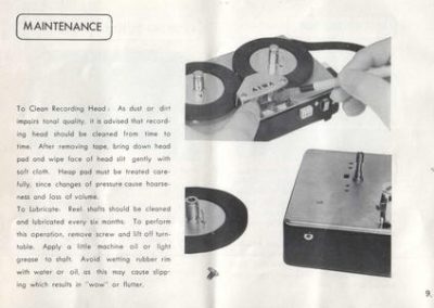 1964 Aiwa Portable Tape Recorder TP-60R - aiwa_t9